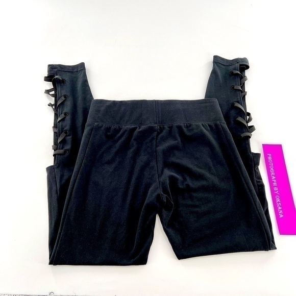 Puma Lace Up Leggings Black size S - Picture 10 of 10